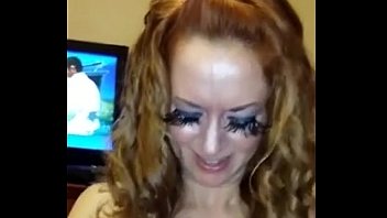 Slut With Big Eyelashes Sucks