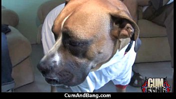 Ebony Chick Drowned In Cum 24 - Interracial-blowjob-group-ebony-oral - ID5707914