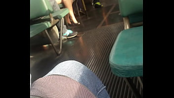 Red Eurobabe In Tram (2)