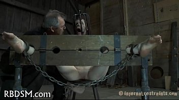 Gagged Hottie Receives Lusty T.