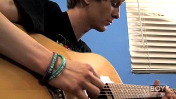 Liam Tunes His Guitar _ Cock