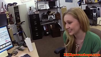 Penniless Babe Undresses During Negotiations