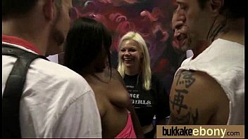 Huge Cocks Cover Their Black Face In Cum 18 - interracial, blowjob, group, cocks, gangbang, oral, bukkake - Video 5620121