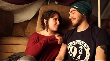 Sexy Curvy Girl Fucked By Her Bf Under Improvised Fort