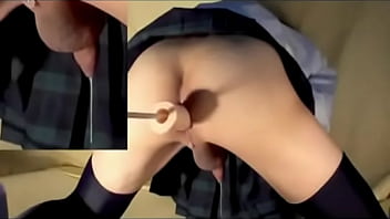 Japanese Newhalf Cums Hands-free