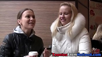 Teen Lesbo Rubs Snatch