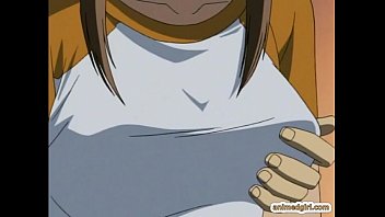 Anime Girl Gets Licked Her Hairy Pussy
