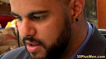 Massive Hunk Strokes Cock