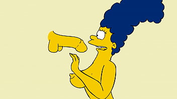 Marge Deepthroat And Cum- First Marge Animation
