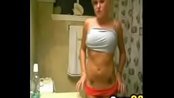 Tattooed Blonde Teen Films Herself Teasing In Bathroom - Camg8