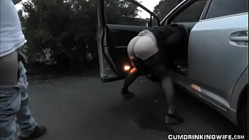 Gloria Cojida Fuera Del Carro