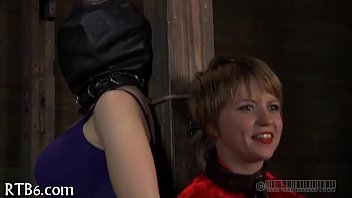 Tying Up Hotty For Wild Punishment