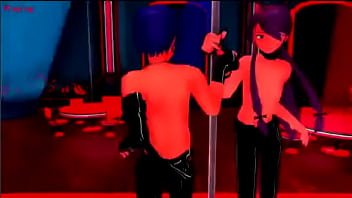 (mmd Gay) Kaito And Gakupo Hot Pole Dance