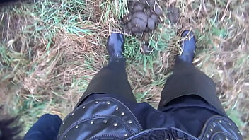 Boots, Fetish, Corset, Outdoors, Rubber, Crushing, Soloboy, Thighboots, Rubberboots, Brokenbitchbell - Lingerie - 2025 - Hot - Session - Video 5556490