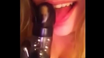 Amateur Sucking Dildo And Recording With Phone - Camg8