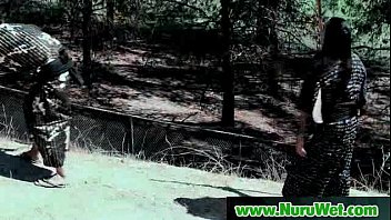 Nurumassage Dominating Threesome 14