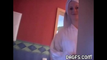 Blonde Mom Masturbates And Sucks