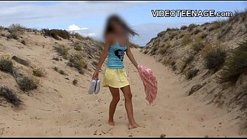 Nudist Teen At Beach