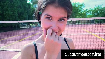 Sweet Teen Babe Fuck Her Trainer Outdoors
