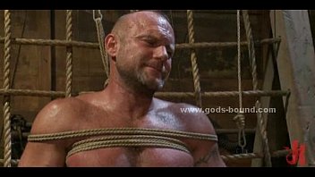 Shaved Gay Strong Sex Slave Bound Hard