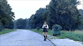 Rubberdoll Monique - On The Streets As A Rubberwhore (part 1)