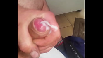 Guy Cumming In Public Toilet