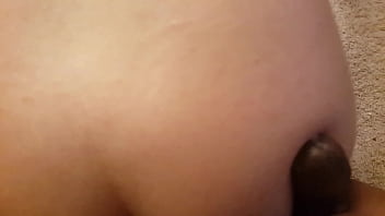 Black Top Cum On White Bottom Ass