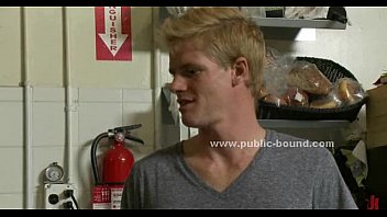 Restaurant Gay Worker Tied And Fucked