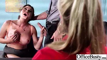 Horny Girl With Big Juggs Banged In Office Vid-21