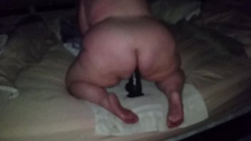 Big Woman Using Big Dildo