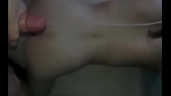 Huge Cum Ropes Up Wifeys Back (slow Motion)