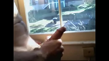 626786 Masterbating At The Window For The Neighbors