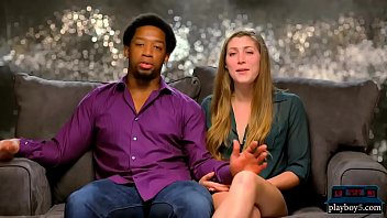 Interracial Couple Finds Blonde For Their First Threesome