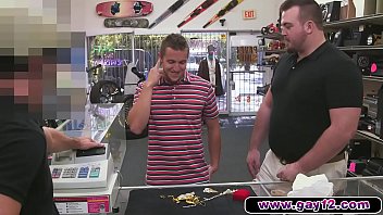 Hot Boy Convinced To Suck Cocks In Back Office