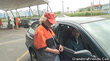 Granny Swallows Two Cocks In The Fields