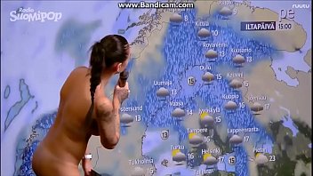 Naked Weather Girl