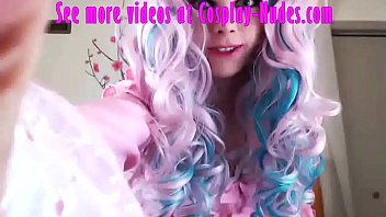 Young Cosplay Girl Strips Kawaii Pop Anime