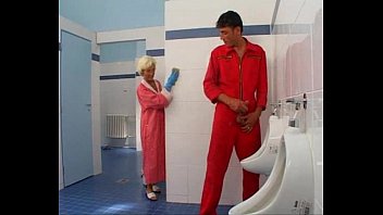 Hot Blonde Cleaning Lady Tiffany