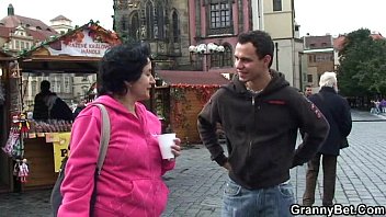 Old Tourist Is Picked Up And Screwed On Floor