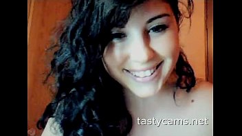 Latina Camgirl Plays With Big Natural Breasts