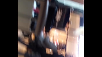 See Thru White Skirt Black Panties