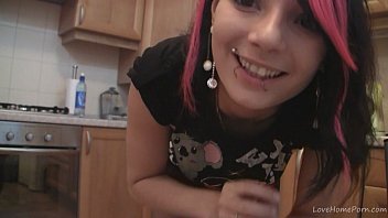 Amateur Girl Performing In Black Nylons