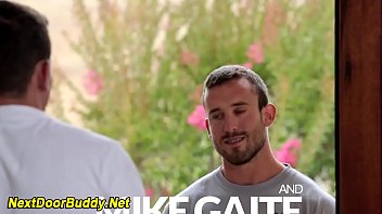 Buff Athlete Spunk Soaked