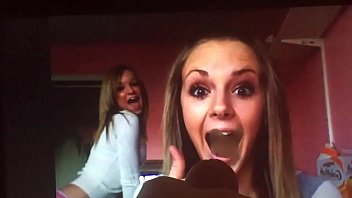 Perfect 10 Cum Tribute Mouth Open Giving A Thumbs Up