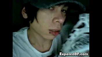 Emo Bf Eats His Own Cum!