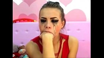 Cam Girl Gags Herself On A Dildo Camsluts666.com