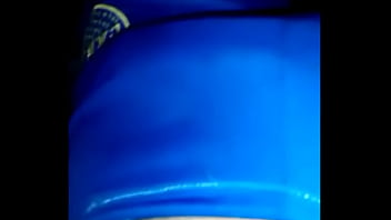 Short Azul Apretadito Pija Dura Tocame Un Rato...