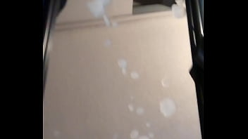 Busting A Solo Nut On A Mirror. So Much Cum