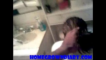 Black Guy Fucks Girlfriend In Bathroom