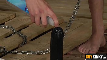 Toy Skyler Toying With His Ass And Loving A Huge Dildo